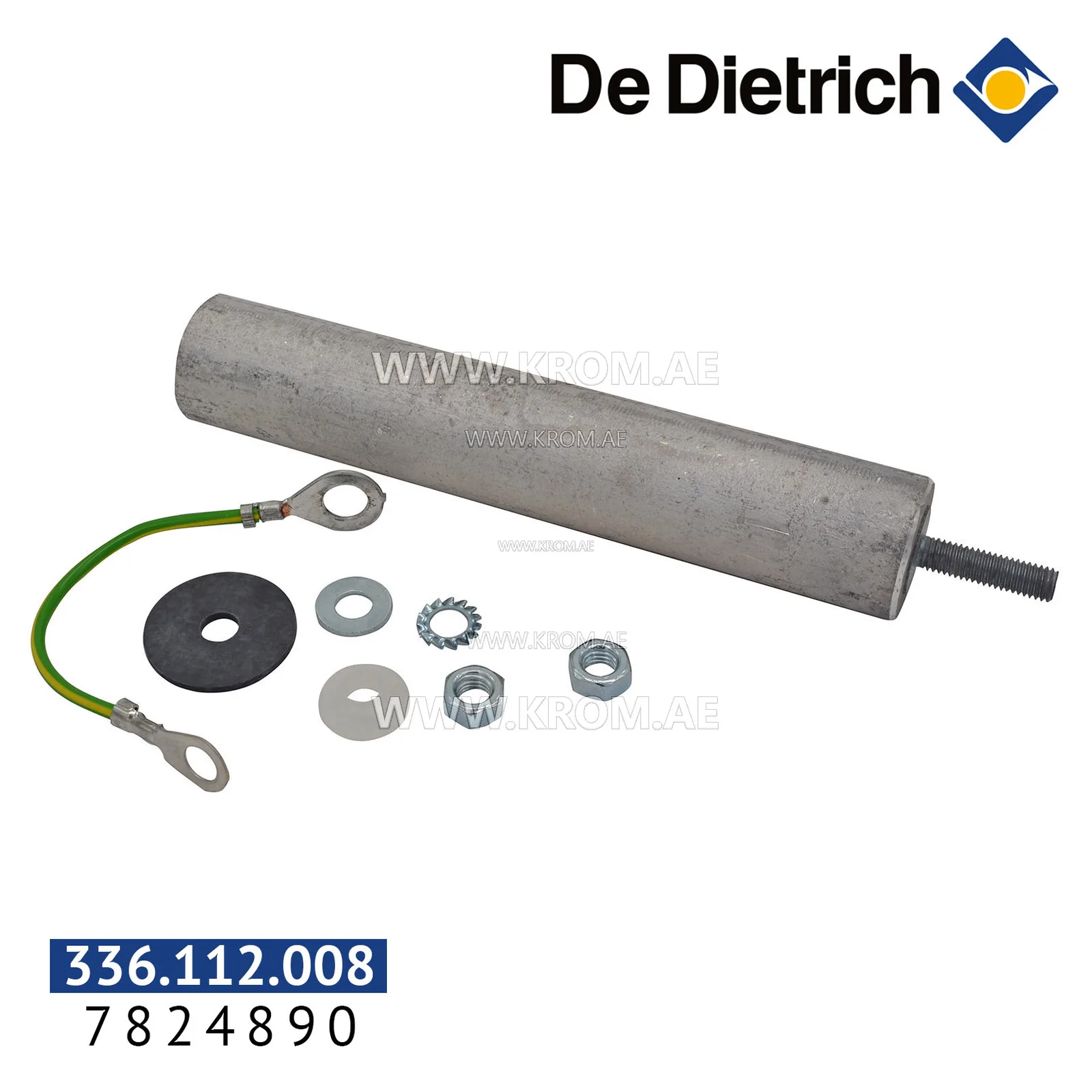 De Dietrich 7824890 anode D33 mm, L180 mm