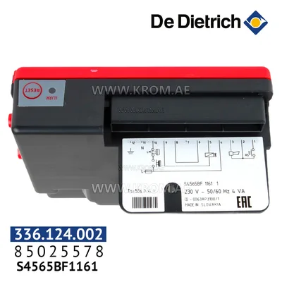 De Dietrich 85025578 Honeywell S4565BF1161 safety control box