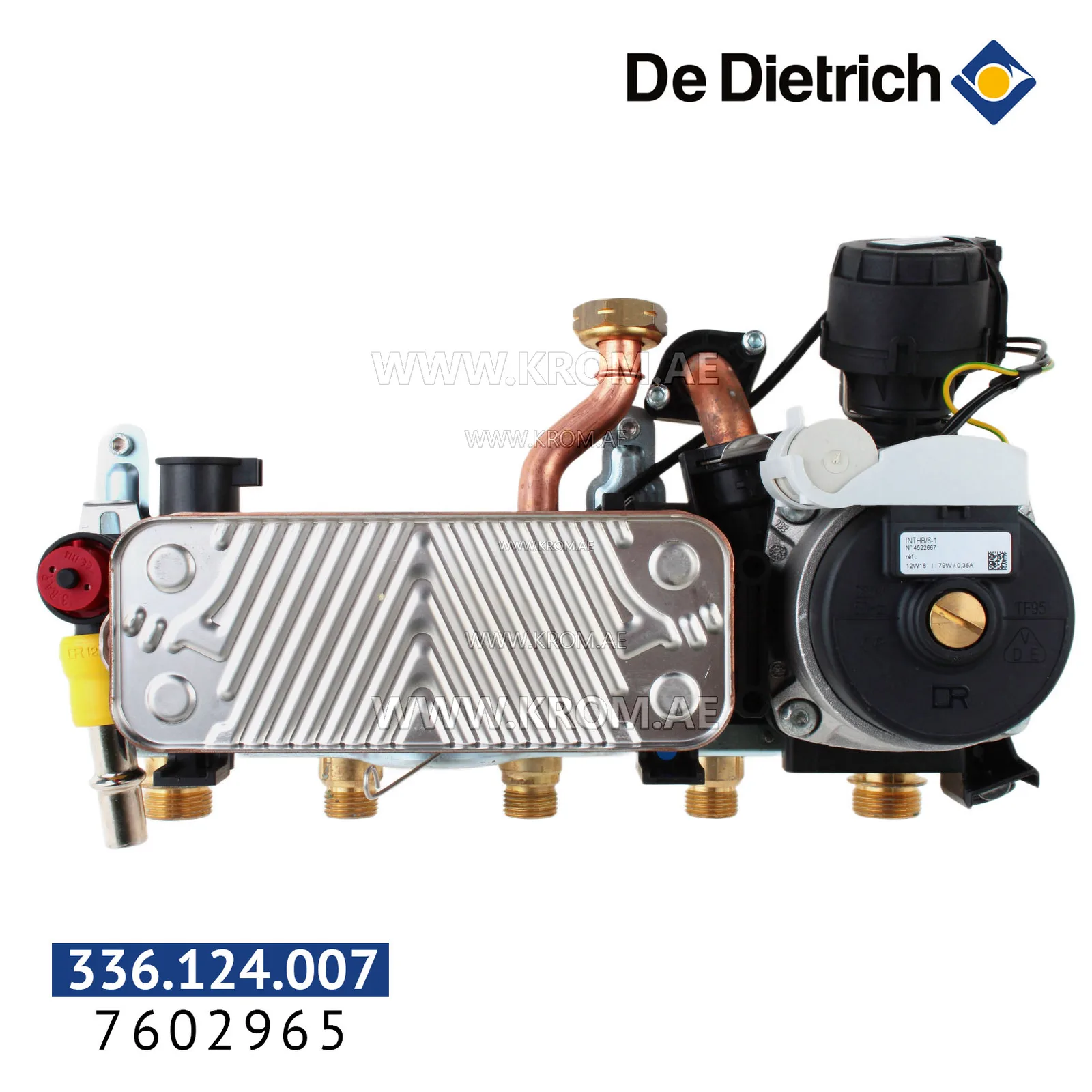De Dietrich 7602965 hydraulic combi unit 39 kW