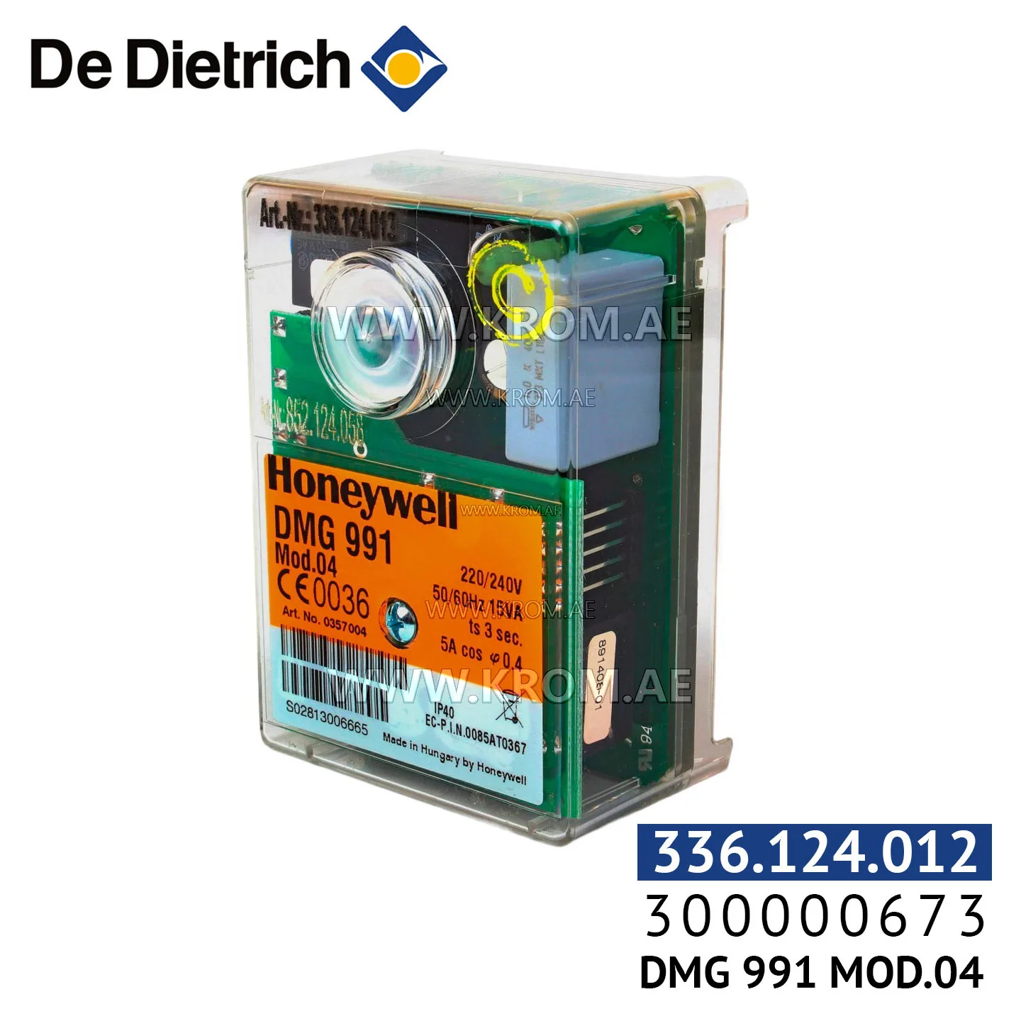 De Dietrich 300000673 safety box Honeywell DMG 991 mod.04