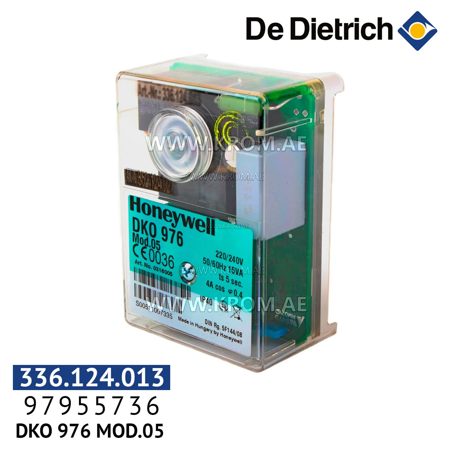 De Dietrich 97955736 safety box Honeywell DKO976
