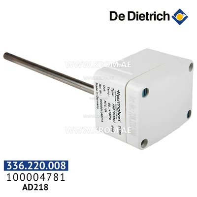 De Dietrich 100004781 NTC temperature sensor AD218