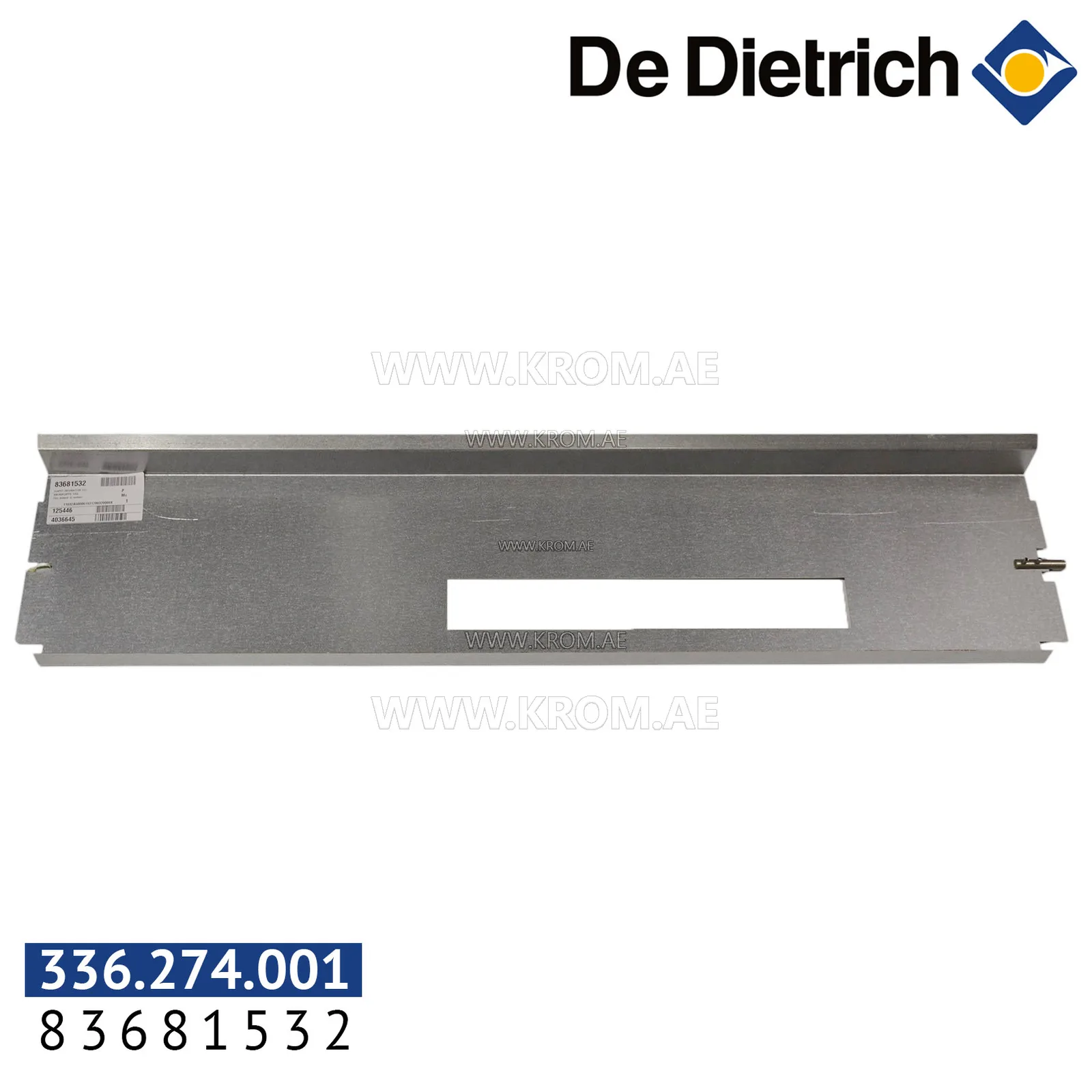 De Dietrich 83681532 Flue damper 12 sections