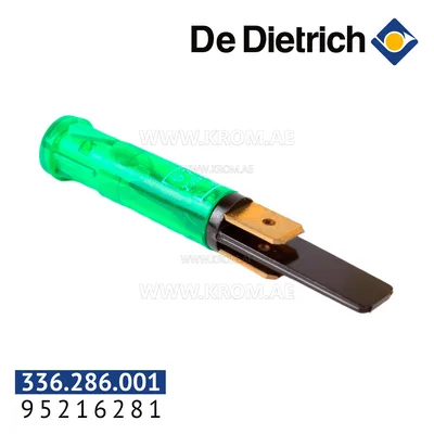 De Dietrich 95216281 green round indicator