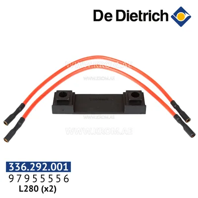 De Dietrich 97955556-Zündkabel – L280 mm (2x)