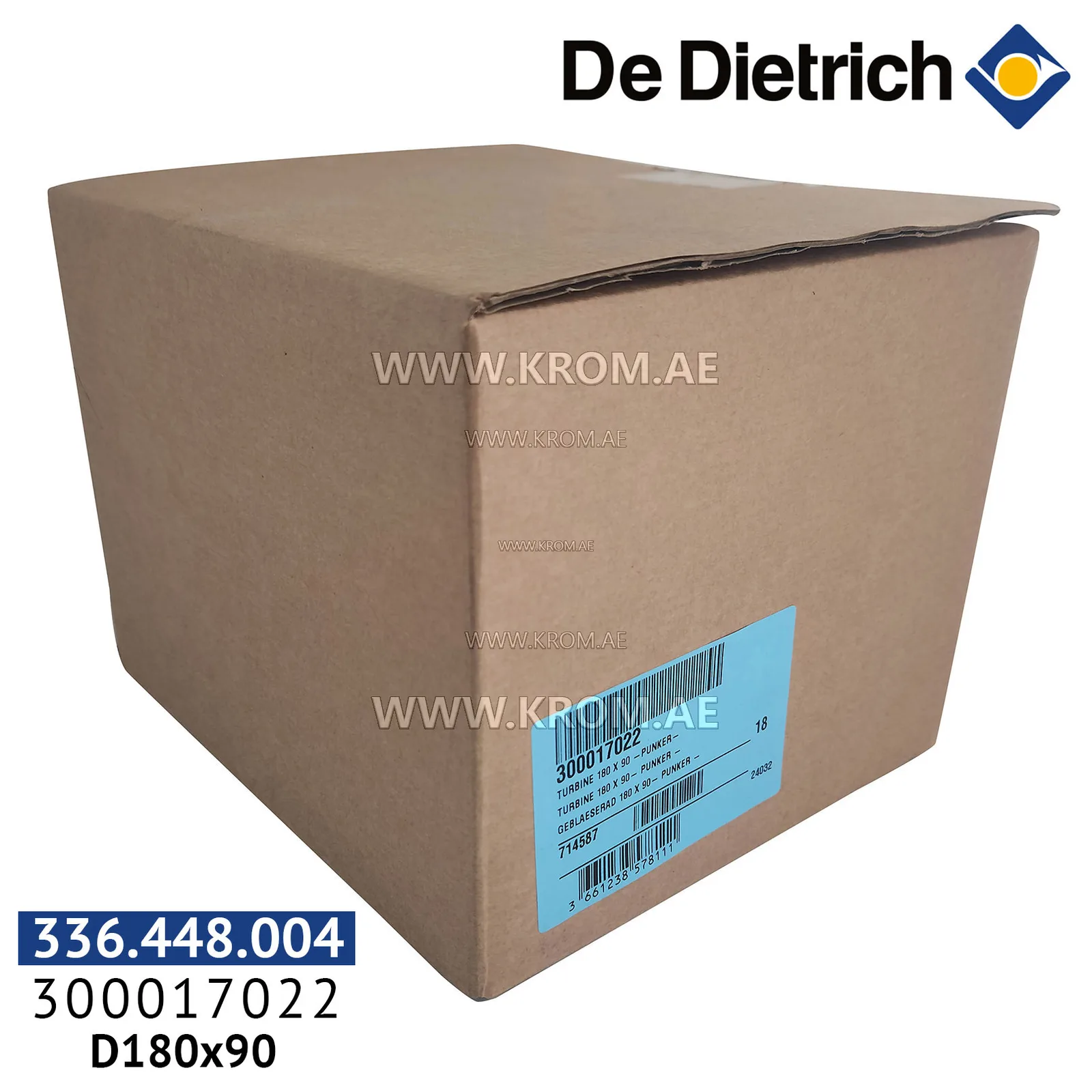 De Dietrich Impeller 300017022 180x90mm
