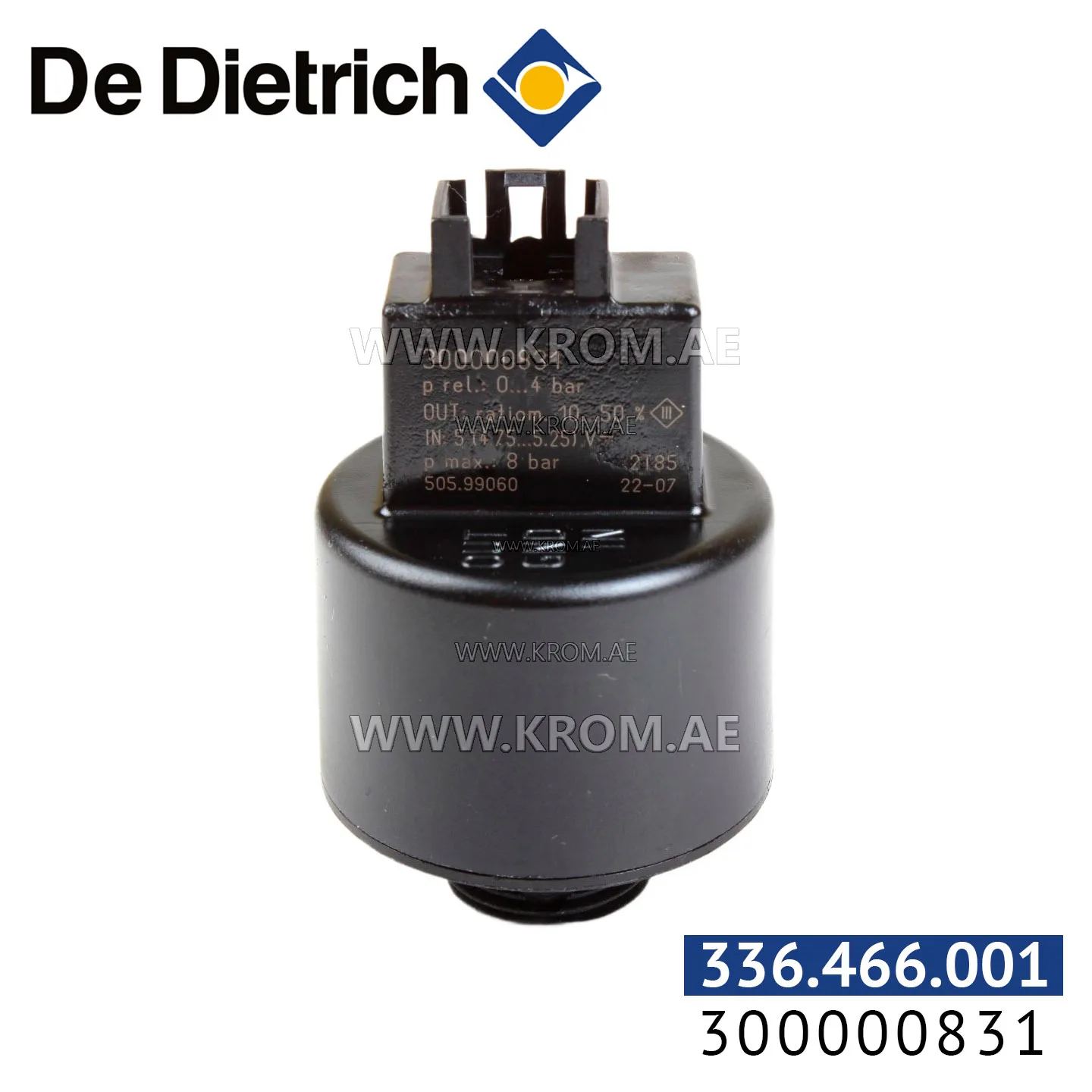 De Dietrich 300000831 electronic manometer HUBA 505 G3/8"