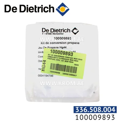 De Dietrich 100009893 propane HG44 MCR boiler converting kit