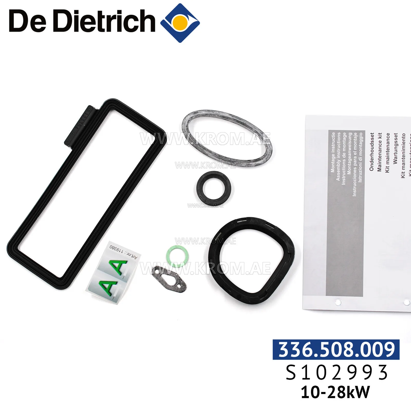 De Dietrich S102993 service kit A-28