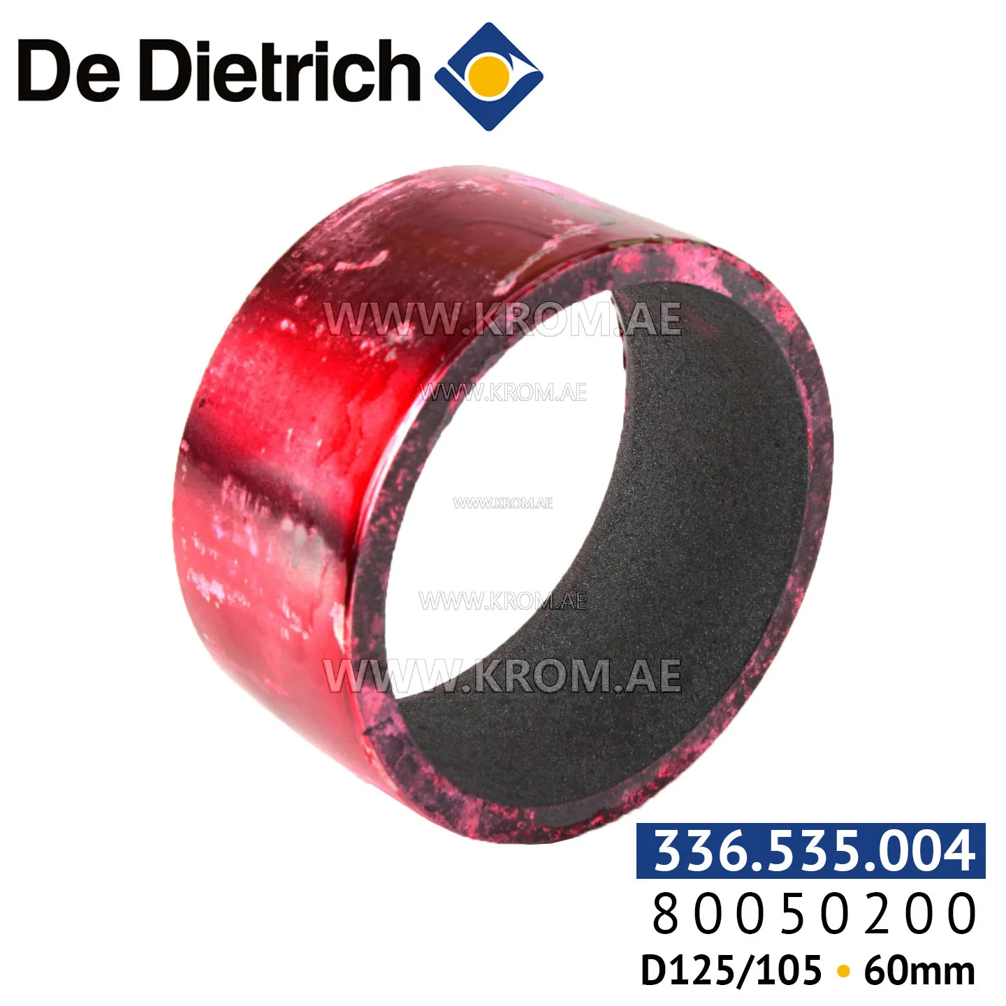 De Dietrich 80050200 cast iron nipple D125.64 paint