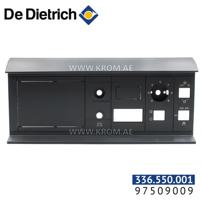 De Dietrich 97509009 control panel face