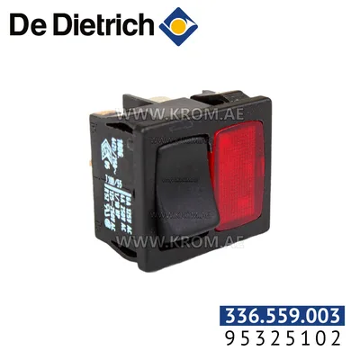 De Dietrich 95325102 unipolar momentary switch
