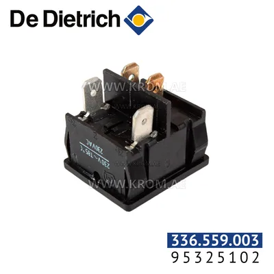 De Dietrich 95325102 unipolar momentary switch