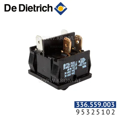 De Dietrich 95325102 unipolar momentary switch