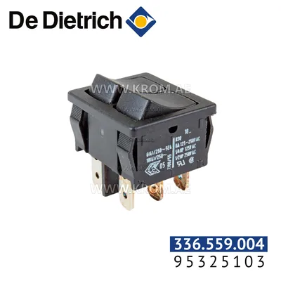 De Dietrich 95325103 unipolar double switch