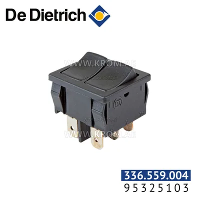 De Dietrich 95325103 unipolar double switch
