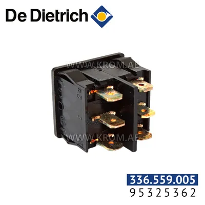 De Dietrich 95325362 bipolar momentary switch