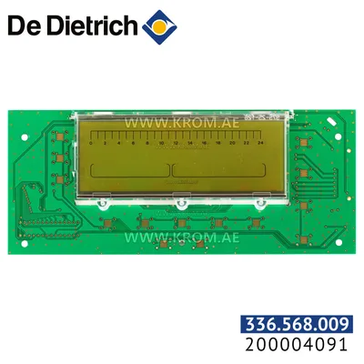 De Dietrich 7611820 Diematic M3 UC display board