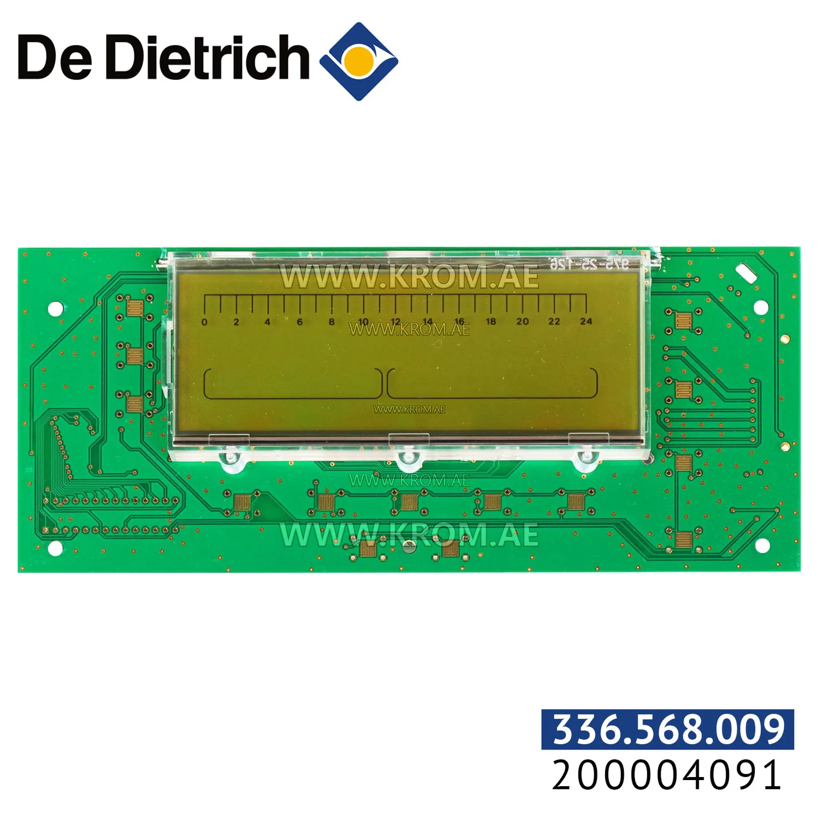 De Dietrich 7611820 Diematic M3 UC display board