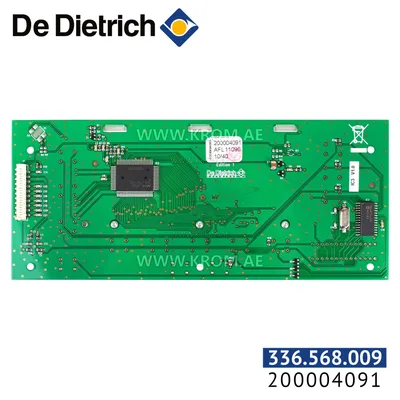 De Dietrich 7611820 Diematic M3 UC display board