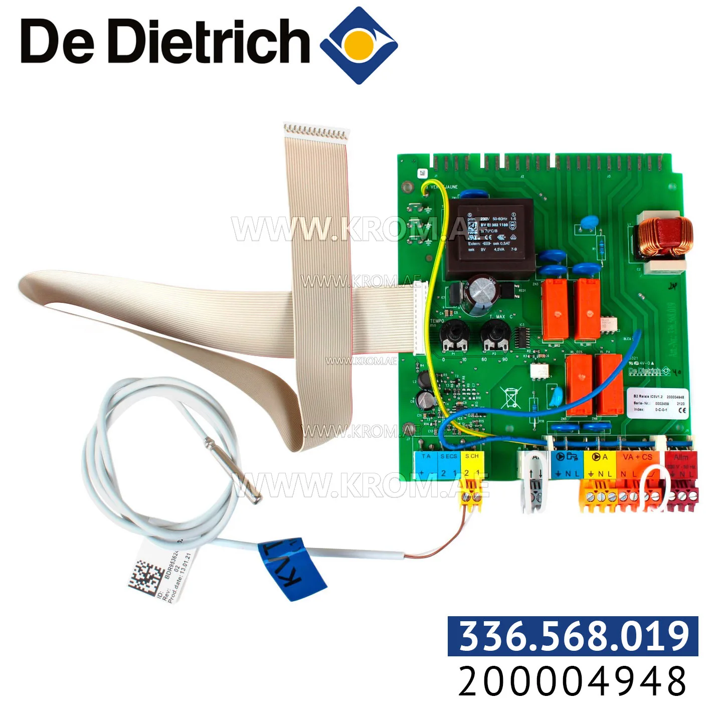 De Dietrich 200004948 relay board