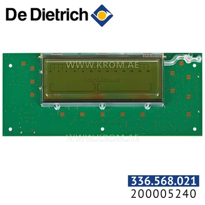 De Dietrich 200005240 Diematic 3/II GT/DTG display board