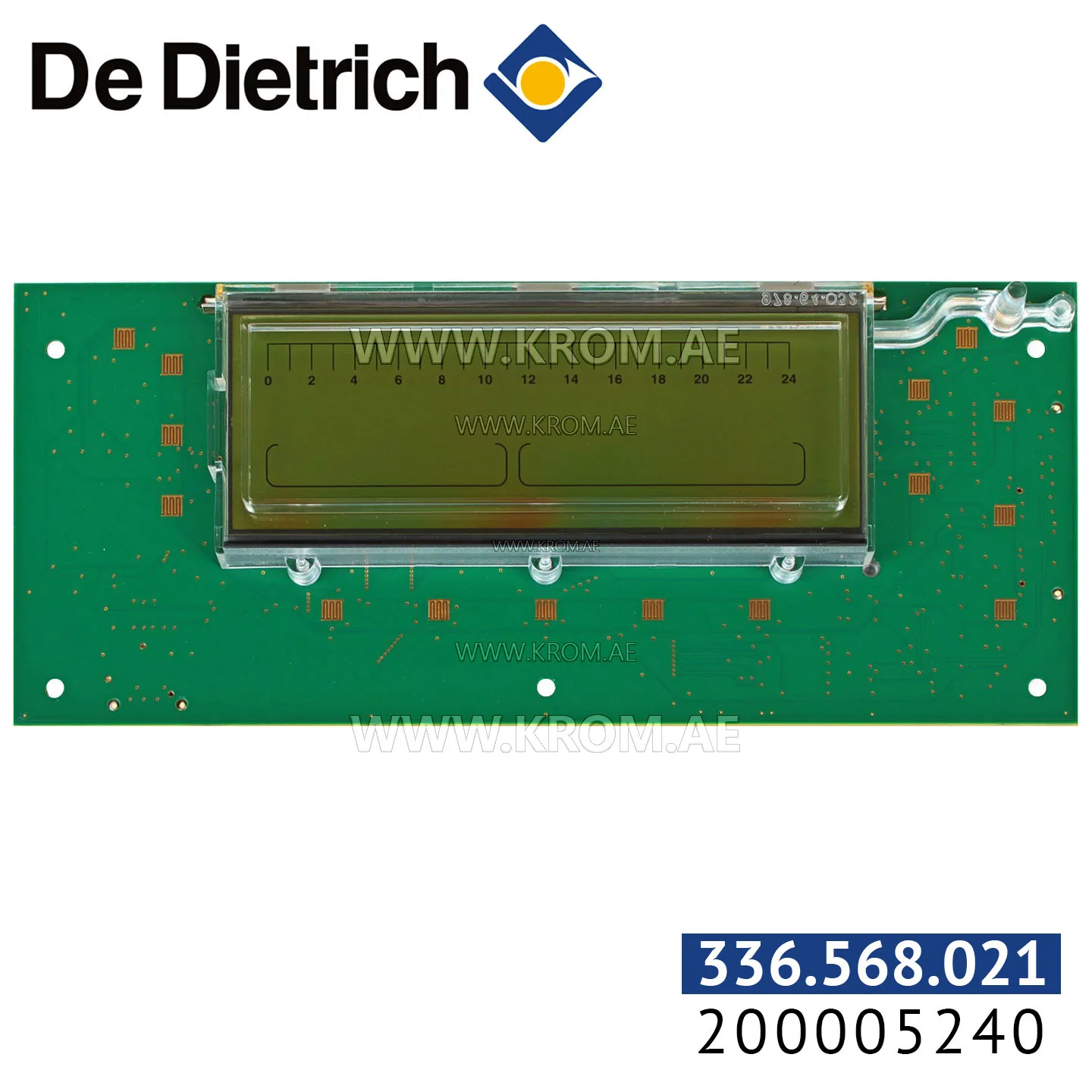 De Dietrich 200005240 Diematic 3/II Pannello di visualizzazione GT/DTG