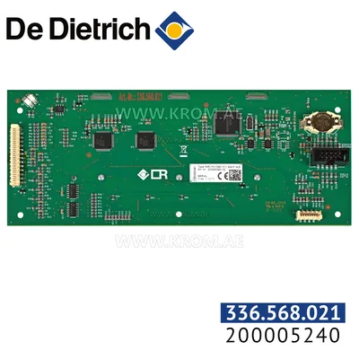 De Dietrich 200005240 Diematic 3/II GT/DTG display board
