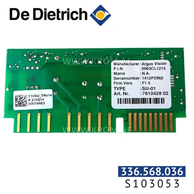 De Dietrich S103053 PCU-06 controller