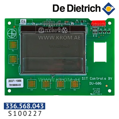 De Dietrich S100227 display board
