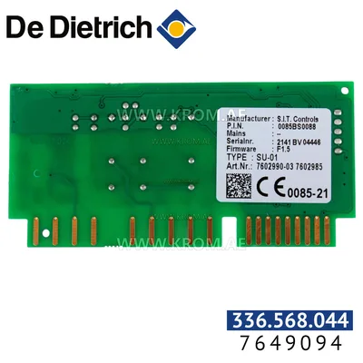 De Dietrich 7649094 PCU-03 primary controller