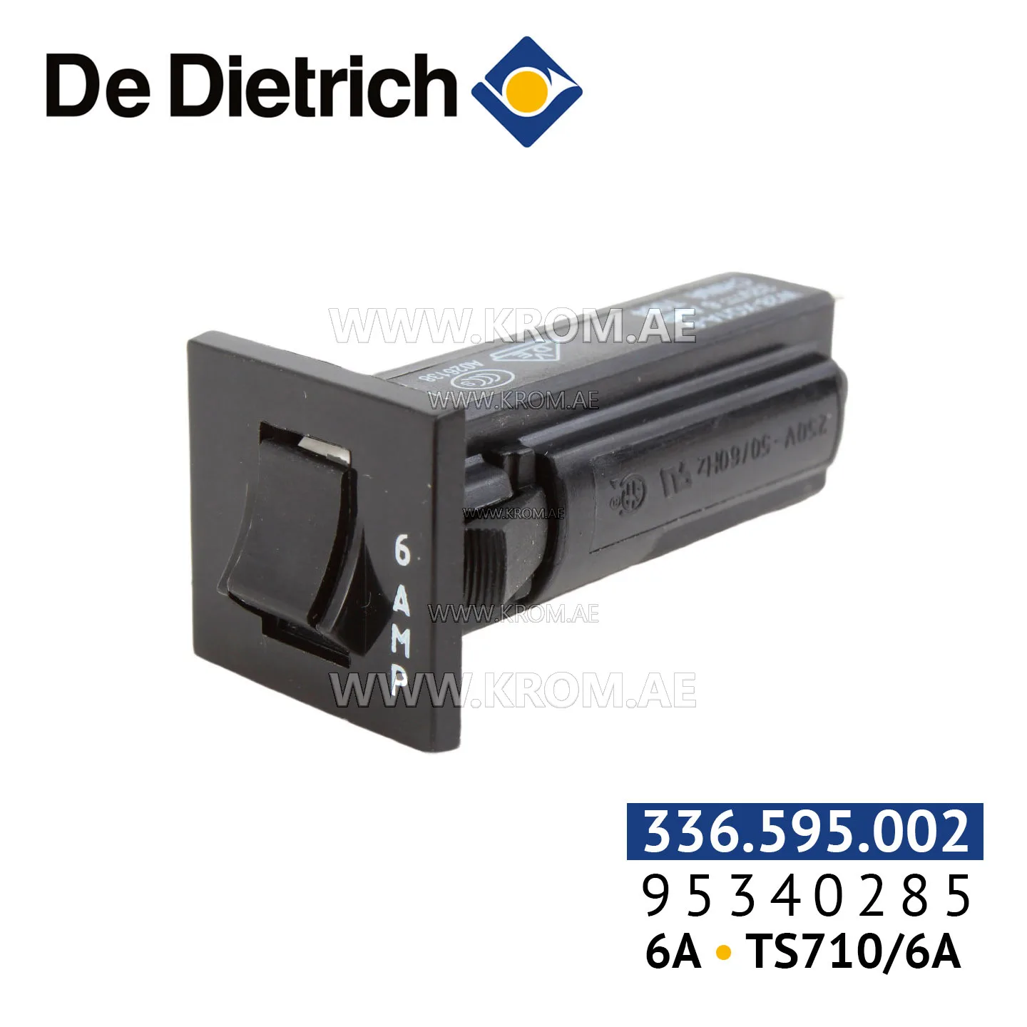De Dietrich 95340285 circuit breaker 6A TS710/6A