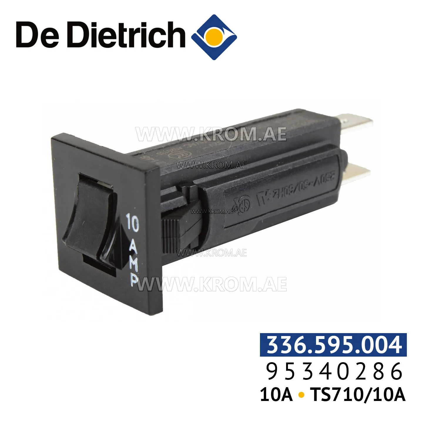 De Dietrich 95340286 circuit breaker 10A TS710/10A