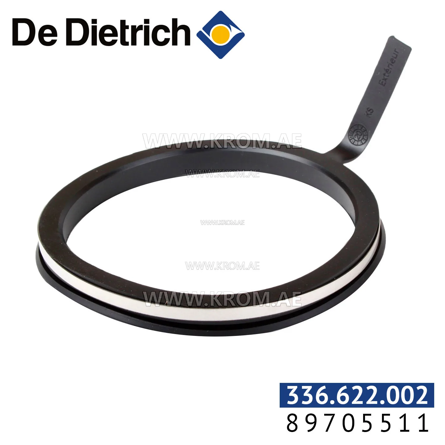 De Dietrich 89705511 gasket 7 mm + retainer ring 5 mm