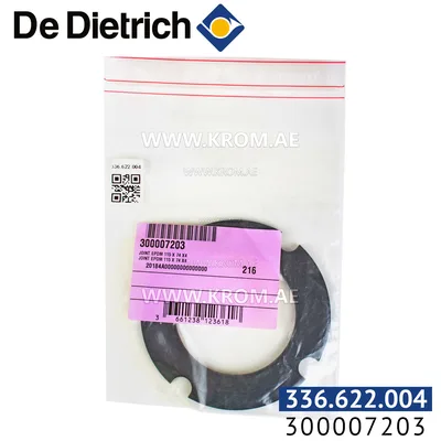 De Dietrich 300007203 gasket EPDM 115X74X4