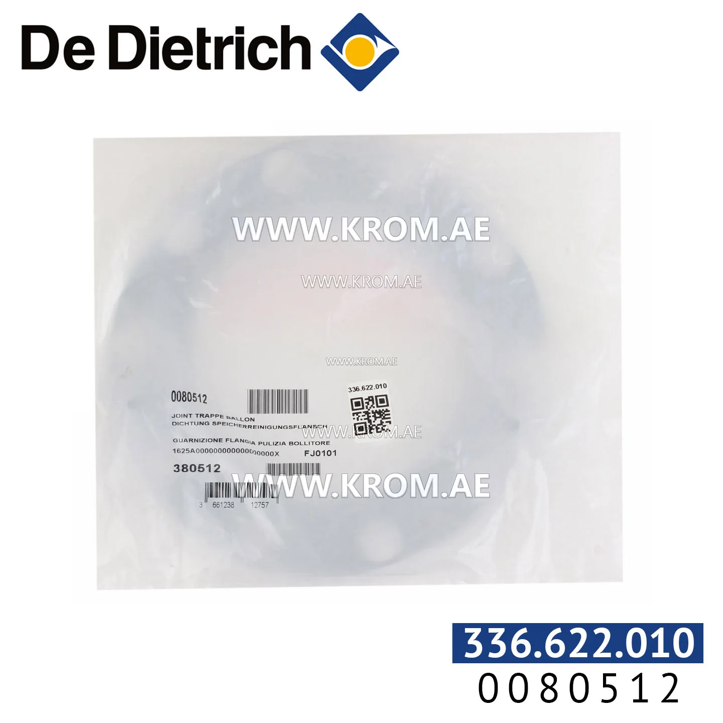 De Dietrich 80512 Hatch gasket