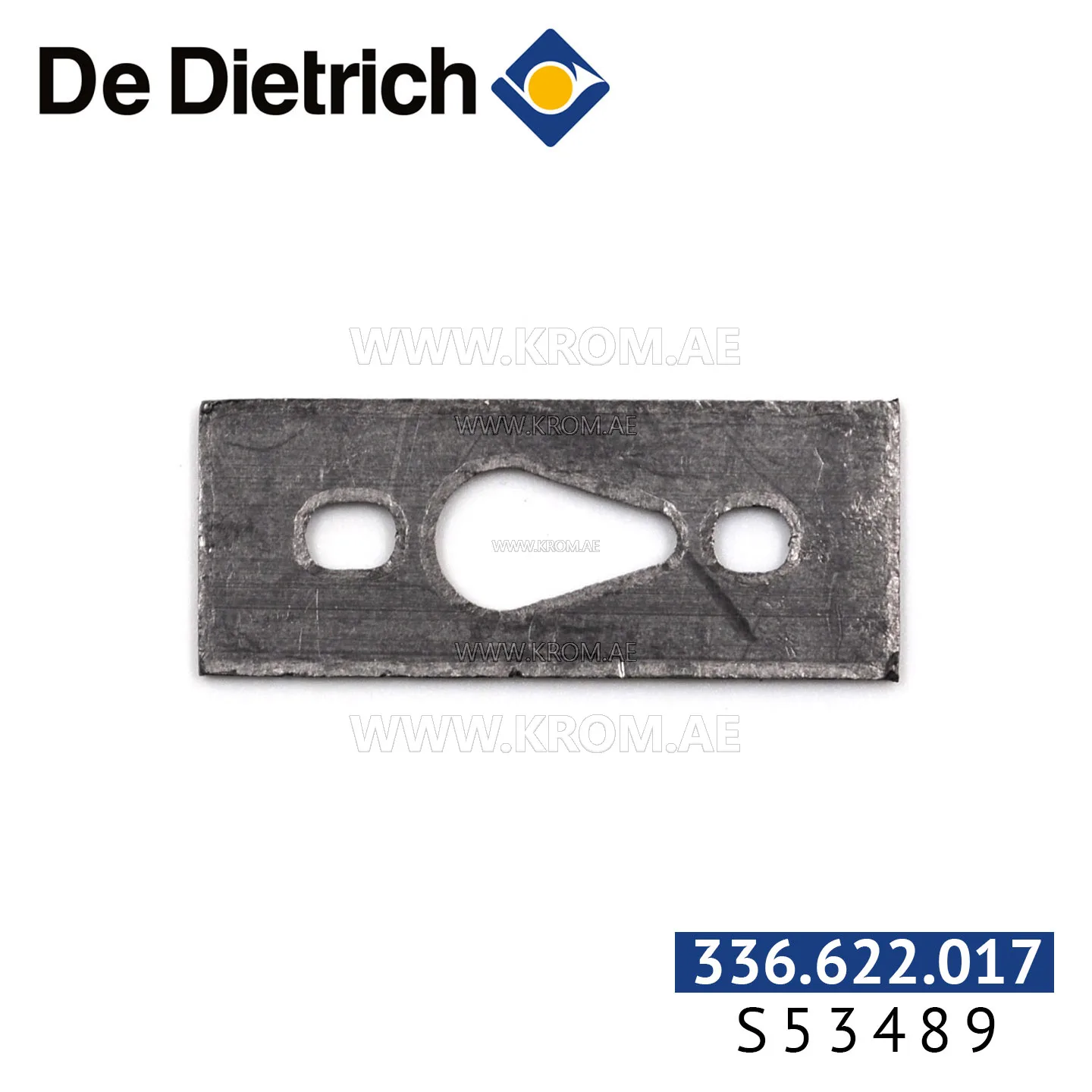 De Dietrich S53489 sealing plate for the ignition electrode