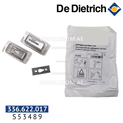 De Dietrich S53489 sealing plate for the ignition electrode