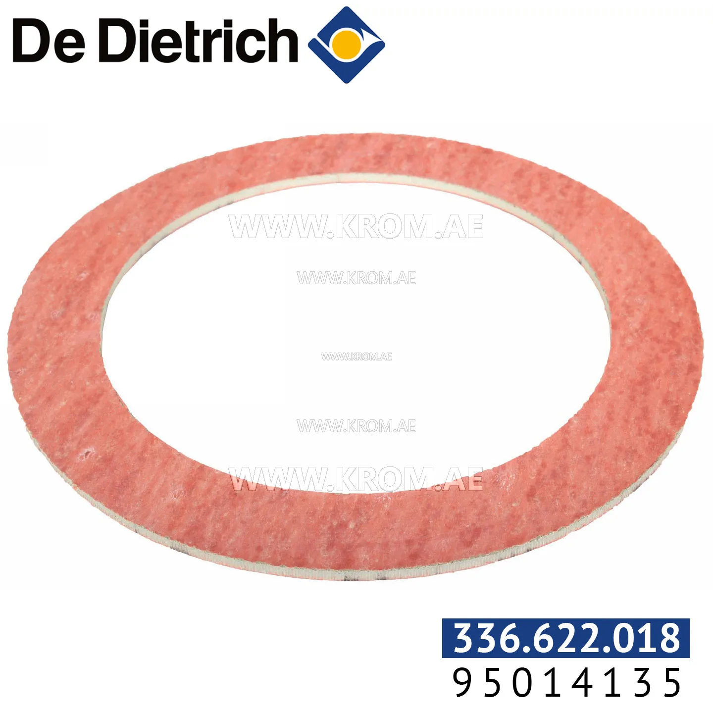 De Dietrich 95014135 guarnizione della flangia 162x120x3