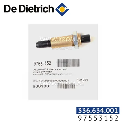 De Dietrich 97553152 ignition transformer RV 1174 03
