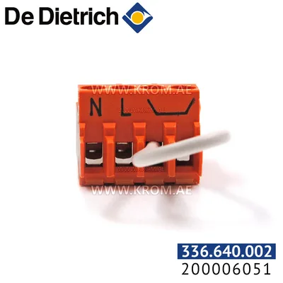 De Dietrich 200006051 4 pin connector fitted VA+CS