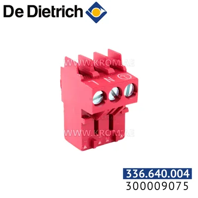 De Dietrich 300009075 3 pin connector fitted Power supply