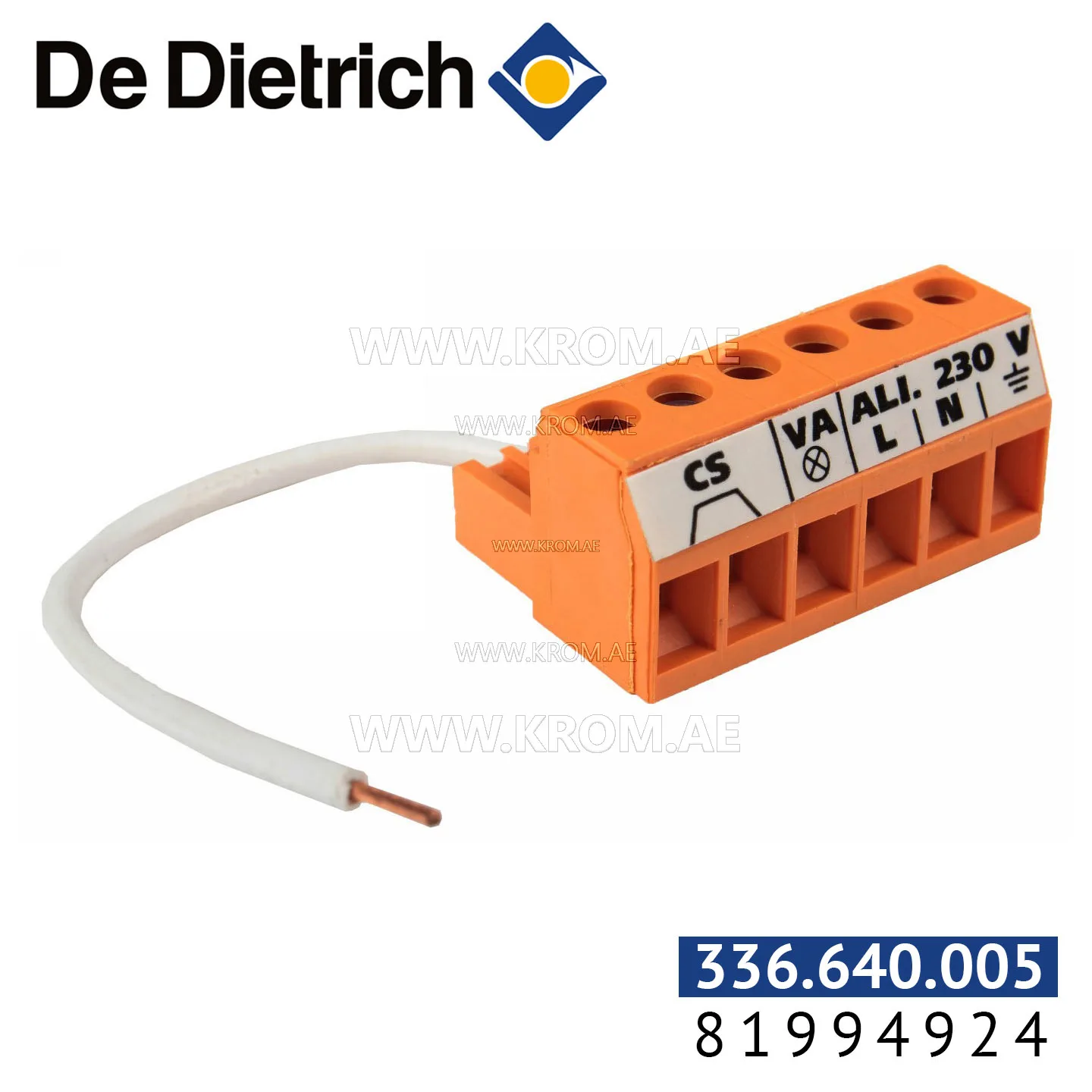 De Dietrich 81994924 6-pin connector