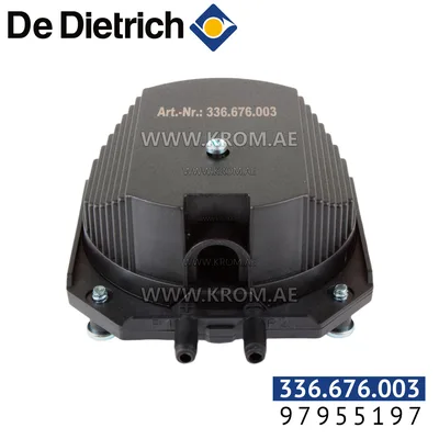 De Dietrich 97955197 air pressure switch 1.2 mbar