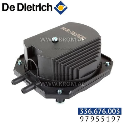 De Dietrich 97955197 air pressure switch 1.2 mbar