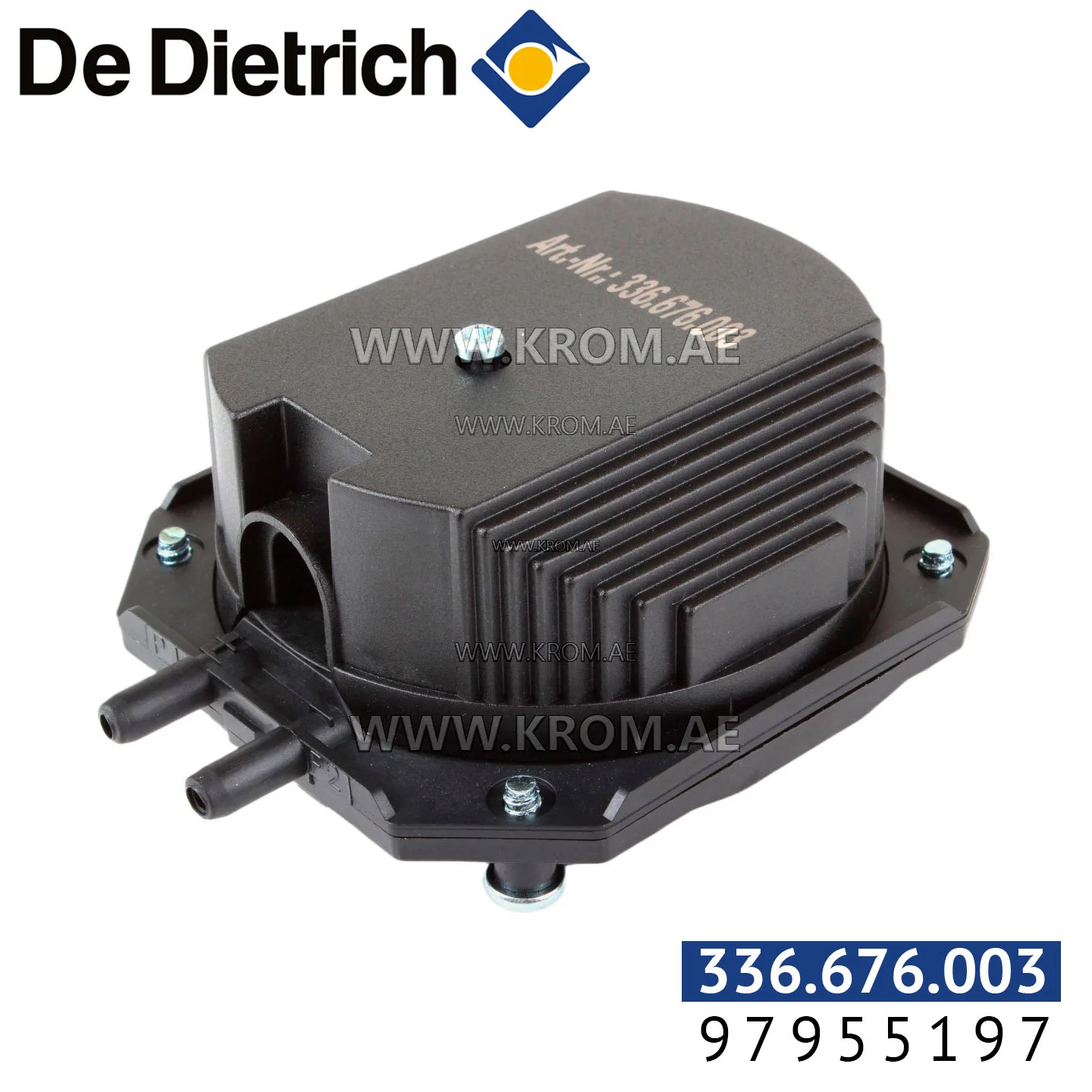 De Dietrich 97955197 air pressure switch 1.2 mbar
