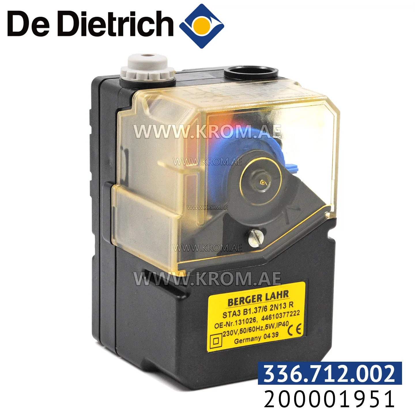 De Dietrich 200001951 servomotor STA3 B1 37/6