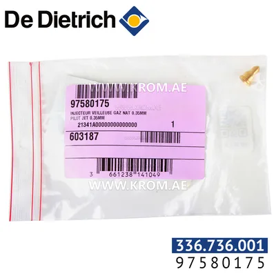 De Dietrich 97580175 pilot burner nozzle FU L0.35