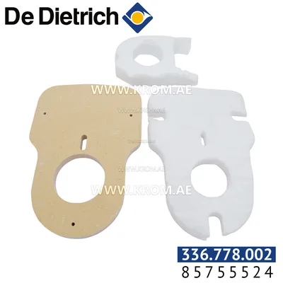 De Dietrich 85755524 complete burner door insulation