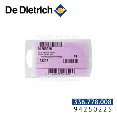 De Dietrich 94250225 sight glass insulation